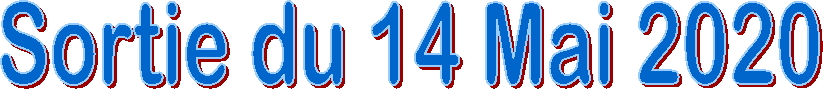 Sortie du 14 Mai 2020