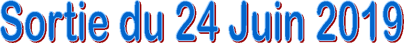Sortie du 24 Juin 2019