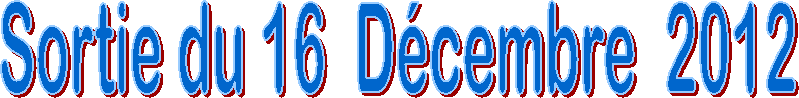 Sortie du 16  D�cembre  2012