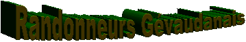 Randonneurs G�vaudanais